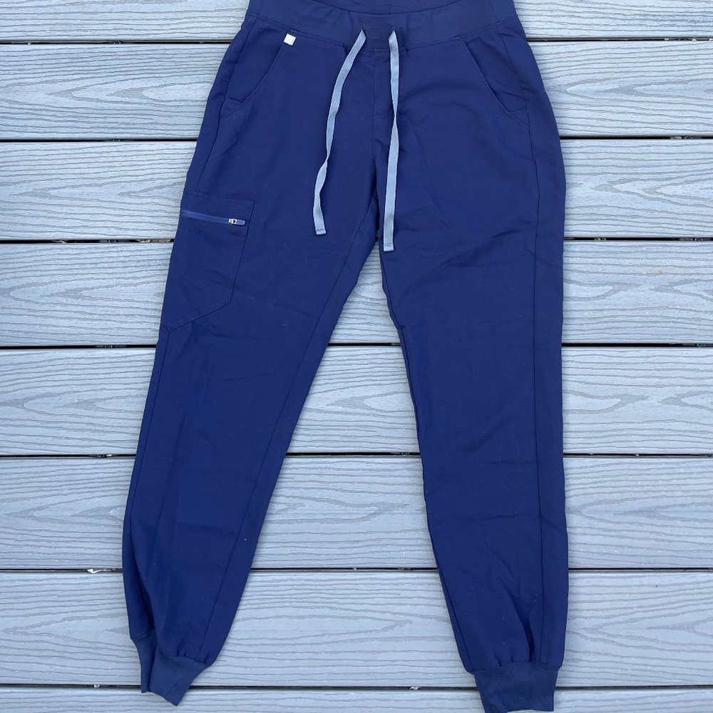 FIGS Women's Navy Zamora - Jogger Scrub Pants - S / Navy